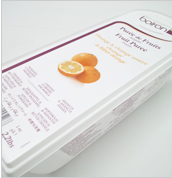 【ボワロン】冷凍オレンジアメールピューレ(無糖) 1kg