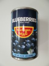 画像: 【ミシガンメイド】ブルーベリー 4号缶(内容量425g)×24缶